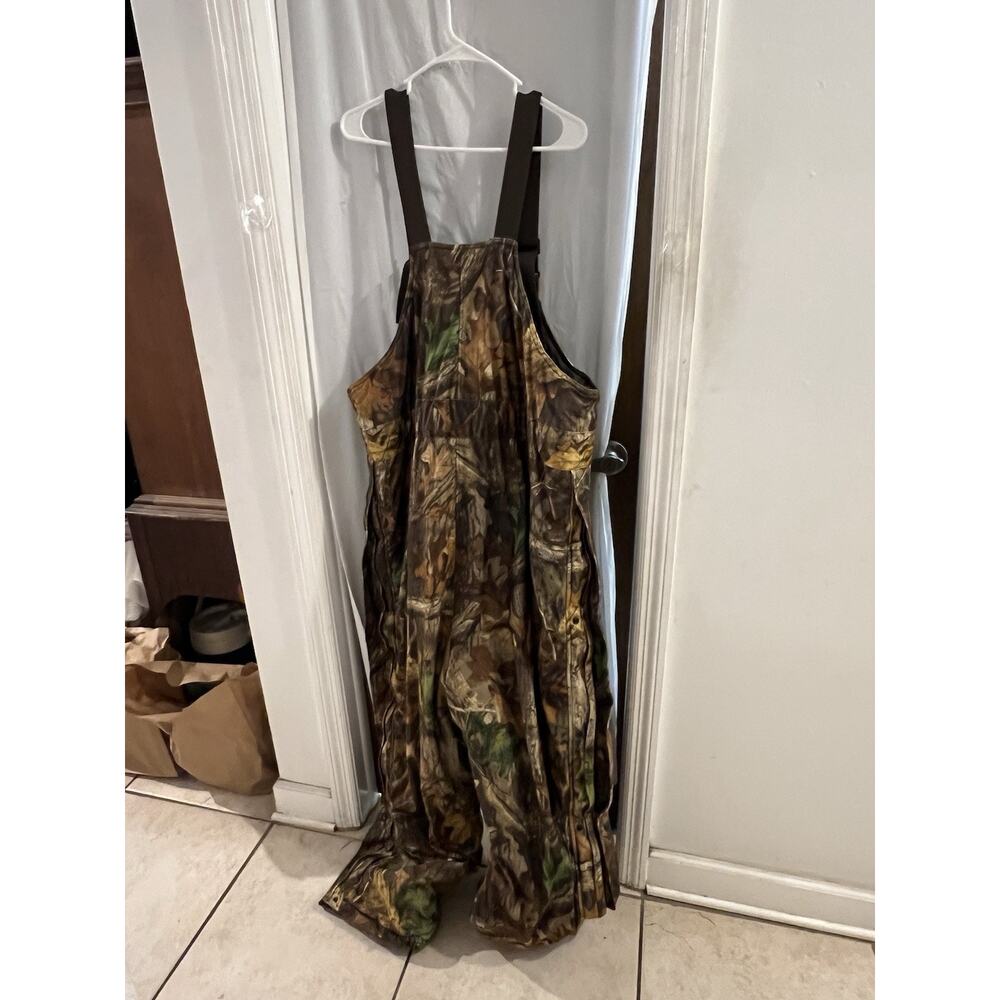 Walls Vintage Brown Camo Waterproof Wind roof Waders Sz Xl Leg Storm Flaps - Picture 9 of 9